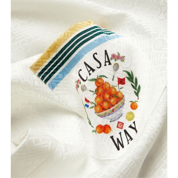 CASABLANCA Silk Short-Sleeve Shirt - Picture 4 of 11